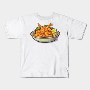 This tempura shrimp is too cute to eat Kids T-Shirt